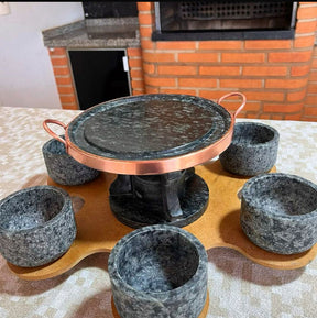 Jogo 9 Peças - Churrasco Giratório (PROMOÇÃO SÃO JOÃO) Últimas unidades